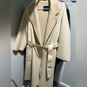 W Concept KINDERSALMON handmade herringbone coat